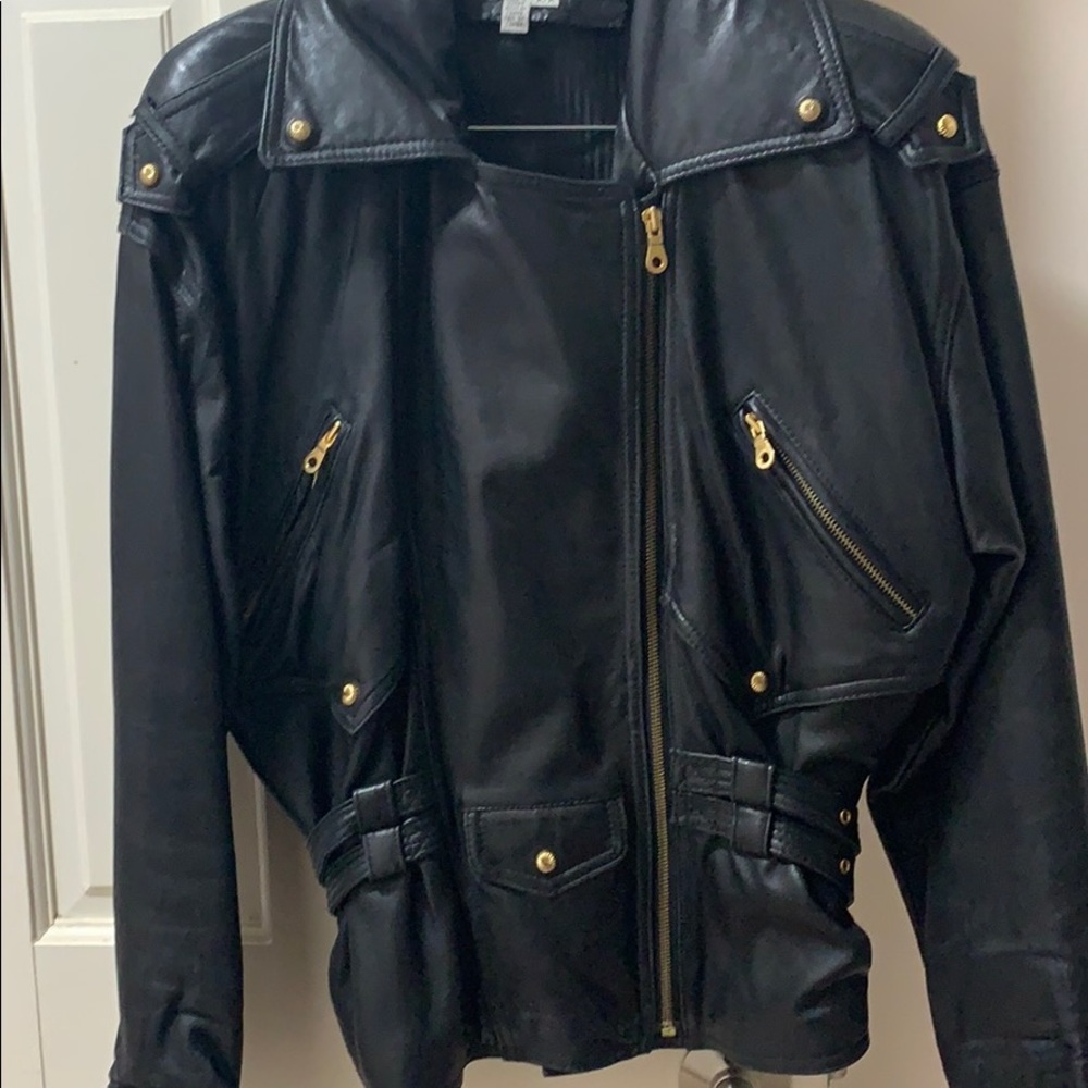 100% leather jacket